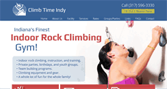 Desktop Screenshot of climbtimeindy.com